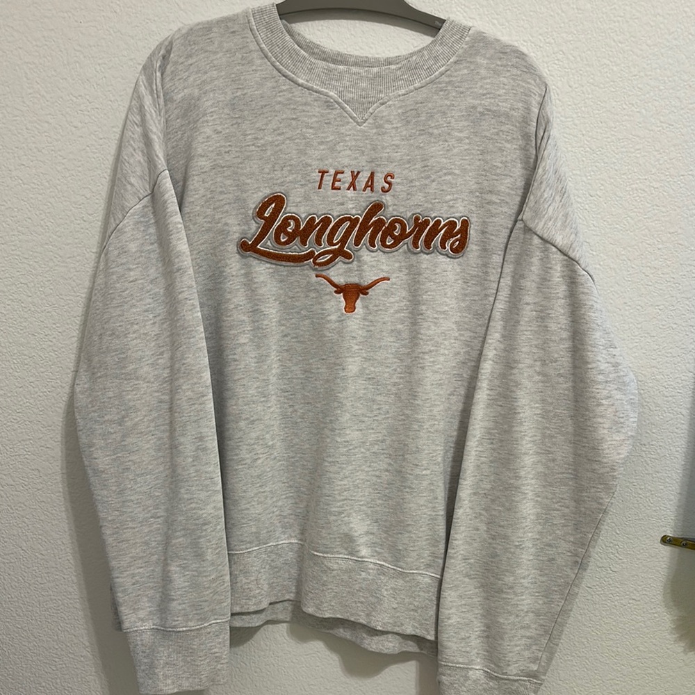 Texas Longhorns Gray Sweater